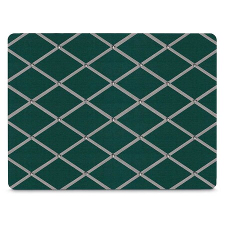 United Visual Products 96"x48" 3-Door Enclosed Outdoor Letterboard, Green Felt/Black UV1163DTD9648PLUS-BLACK-GREEN